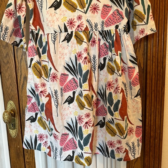 Doops Designs Australia Organic Cotton Dress in ‘Cowley Fields’ - Picture 4 of 12